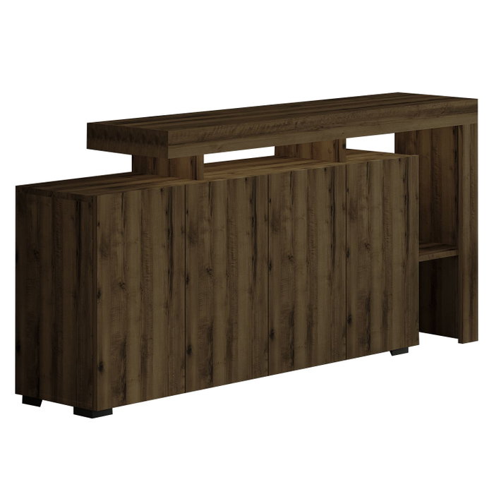 Hanah Home Beliz - Consola de Nogal Antiguo con Luces LED